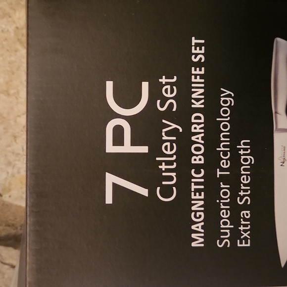 6pc Cutlery Set with Magnetic Board - Picture 7 of 8